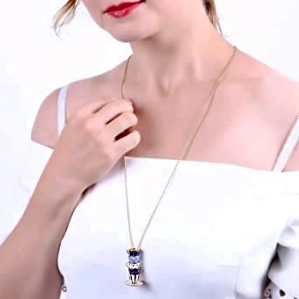 Kate Spade Authentic Tea Time Stacked Cups Necklace